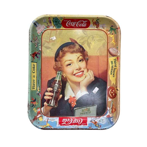 Vintage Coca Cola Serving Tray