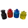 Image 1 : 4 Colored Glass Containers