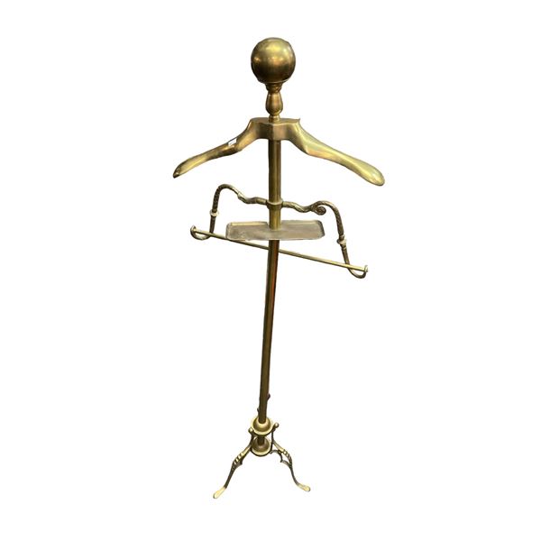 Vintage Brass Valet Stand
