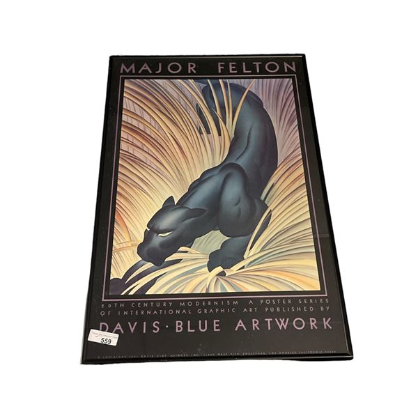 Framed Major Felton Print By Davis Blue Artwork