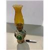 Image 3 : Vintage Multicolored Oil Lamp With Amber Flute