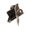 Image 1 : Art Deco Set Of Door Knobs And Lock By Peterborg