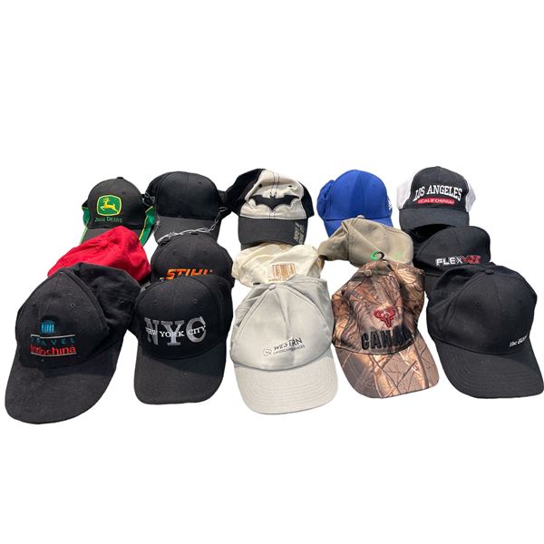 Tote Full Of Hats, Whistler, John Deere, Etc..