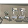 Image 3 : 6 Assorted Glass And Crystal Paper Weights