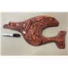 Image 2 : Hand Carved First Nations Killer Whale Plaque By Jackson Robertson