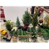 Image 3 : Box Full Of Christmas Greenery And Truck Etc..