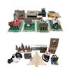 Image 1 : 2 Totes Full Of Miniature Train Model Buildings, Etc..