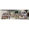 Image 1 : 2 Totes Full Of Miniature Buildings, Light Ups, Miniature Model Train Accessories, Etc..