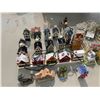 Image 2 : 2 Totes Full Of Miniature Buildings, Light Ups, Miniature Model Train Accessories, Etc..