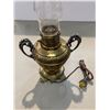 Image 3 : The Rodheste Brass Embossed Handled Oil Lamp