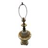 Image 1 : Large Table Lamp With Floral Motif