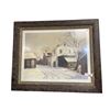 Image 1 : Framed Print Winter Scene Signed T.Romance 1975