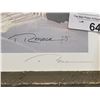 Image 3 : Framed Print Winter Scene Signed T.Romance 1975