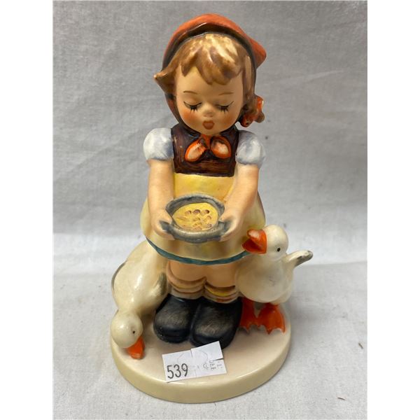 Vintage Goebel Hummel Girl Feeding Ducks Figurine