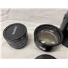 Image 2 : 2 Vintage Canon Camera Lenses With Case And Bag