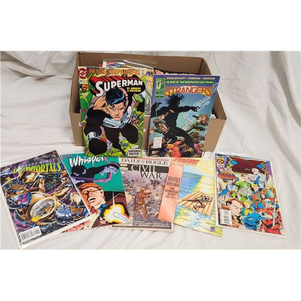 Box Full Of Assorted Vintage Comic Books