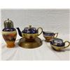Image 2 : 4 Early Czechoslovakian Desert Scene Pieces, Teapot, Creamer, Etc.…