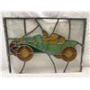 Image 2 : 2 Vintage Leaded Stain Glass Windows,