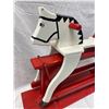 Image 2 : Childs Wooden Riding Horse