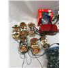 Image 2 : Tote Full Of Christmas Collectibles, Lights, Buildings, Etc..