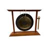 Image 1 : Large Hanging Gong On Wood Frame With Gong Mallet
