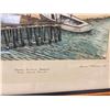 Image 2 : Framed Watercolor And Ink "North Rustico Harbour P.E.I" By Dave Fisher