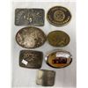 Image 1 : 7 Assorted Belt Buckles