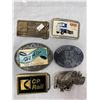 Image 1 : 6 Assorted Belt Buckles