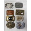 Image 1 : 8 Assorted Belt Buckles
