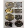 Image 1 : 8 Assorted Belt Buckles
