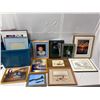 Image 1 : Tote Full Of Framed Photos And Prints