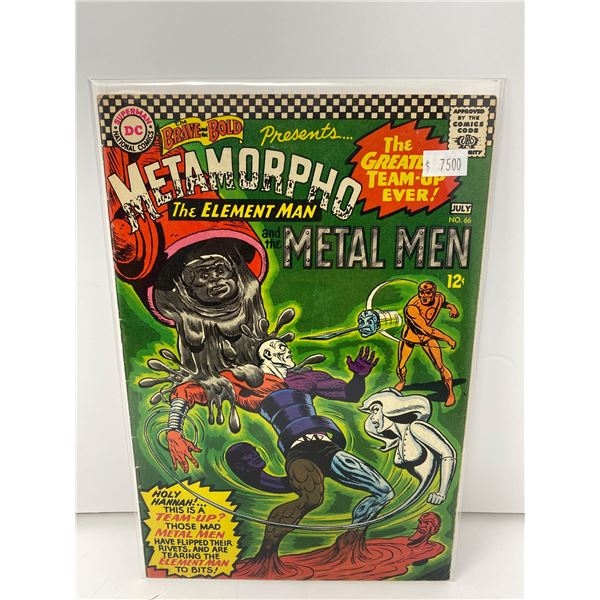 Vintage The Brave And The Bold Metamorpho And The Metal Men Comic Book #66