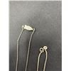Image 3 : 2 Sterling Silver Necklaces With Pendants, 1 Pendant Not Silver