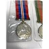 Image 2 : 3 Vintage Medals, Defense Medal, Etc..