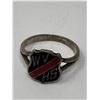 Image 1 : Sterling Silver And Enamel Providence Highschool Ring Wv Hs Ring, Engraved O.R. Allen