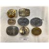 Image 1 : 8 Assorted Belt Buckles