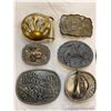 Image 2 : 8 Assorted Belt Buckles
