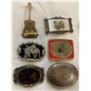 Image 2 : 9 Assorted Belt Buckles