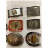 Image 3 : 9 Assorted Belt Buckles