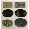 Image 2 : 6 Assorted Belt Buckles