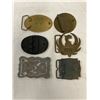 Image 2 : 6 Assorted Belt Buckles