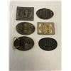 Image 2 : 6 Assorted Belt Buckles