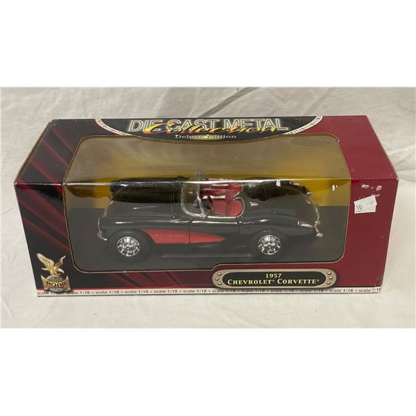 Road Signature 1:18 Die Cast 1957 Chevrolet Corvette In Original Box