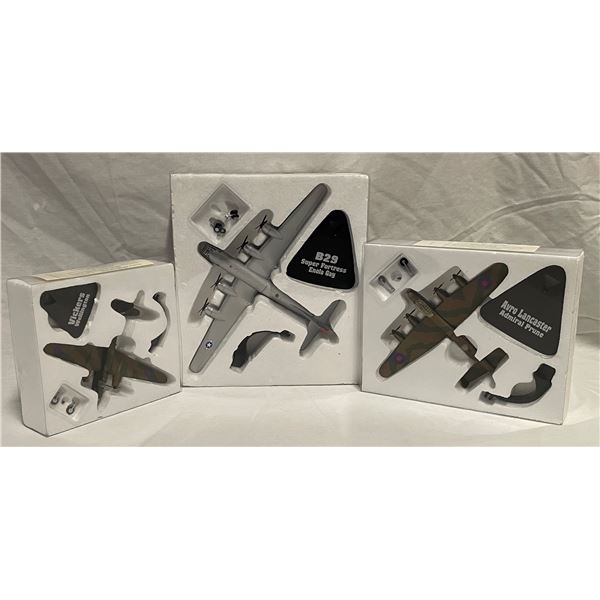 3 Military Giants Of The Sky Model Airplanes In Original Package