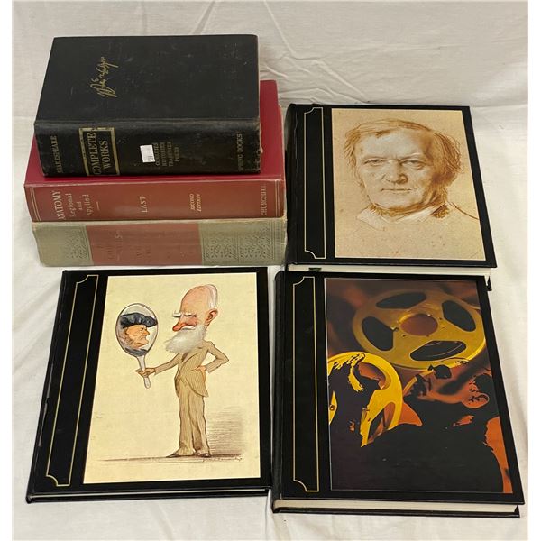 6 Vintage Books, William Shakespeare, Anatomy, Etc..