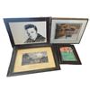 Image 1 : 4 Framed Prints, Elvis, Swan, Etc..
