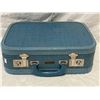 Image 2 : Vintage Blue Suitcase With Mirror Inside