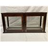 Image 2 : Vintage Wooden Glass Counter Top Showcase