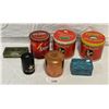 Image 1 : Assorted Vintage Tins, Edgeworth, Dr. Masons Cream, Amphora, Etc..