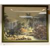 Image 1 : Large Framed Print Of Men Fishing